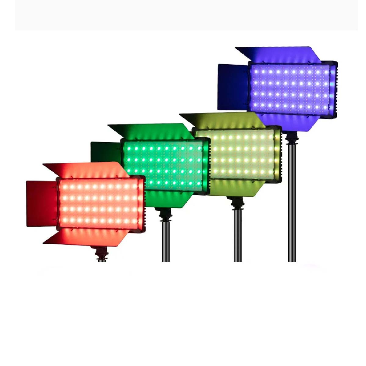 PANEL DE LUZ RGB CON VISERAS LED U800+RGB PARA FOTOGRAFIA Y VIDEO - 7
