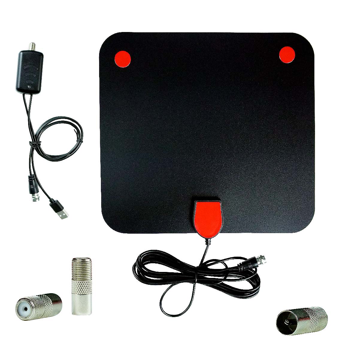 ANTENA DIGITAL PLANA CANALES FULL HD + SINTONIZADOR TV TDT U-006 - 2