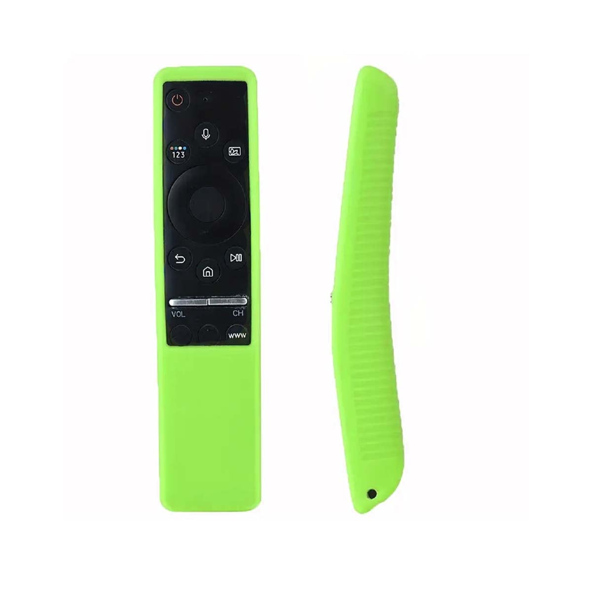 CONTROL REMOTO TV SAMSUNG SMART TV LED UHD CURVO 4K + FUNDA VERDE NEÓN - 1