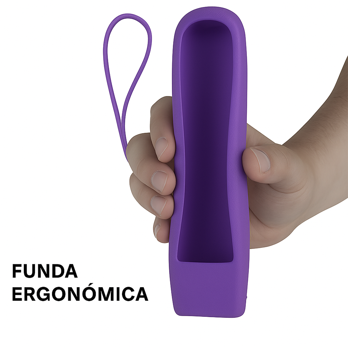 CONTROL REMOTO PARA TV LG SMART LED LCD 4K + FUNDA  COLOR  MORADO - 3