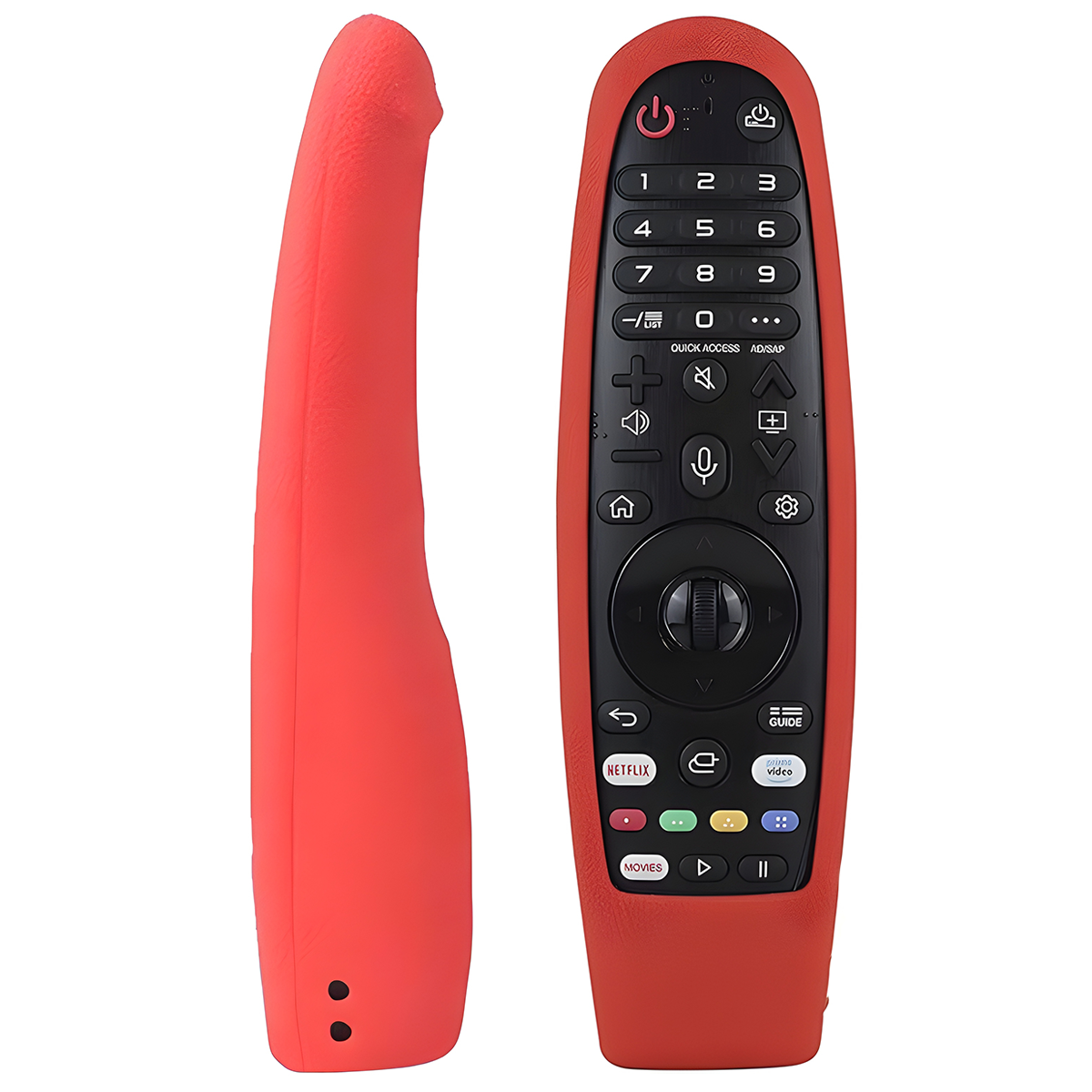 CONTROL REMOTO SMART PARA TV LG CON COMANDO POR VOZ + FUNDA COLOR ROJO - 2