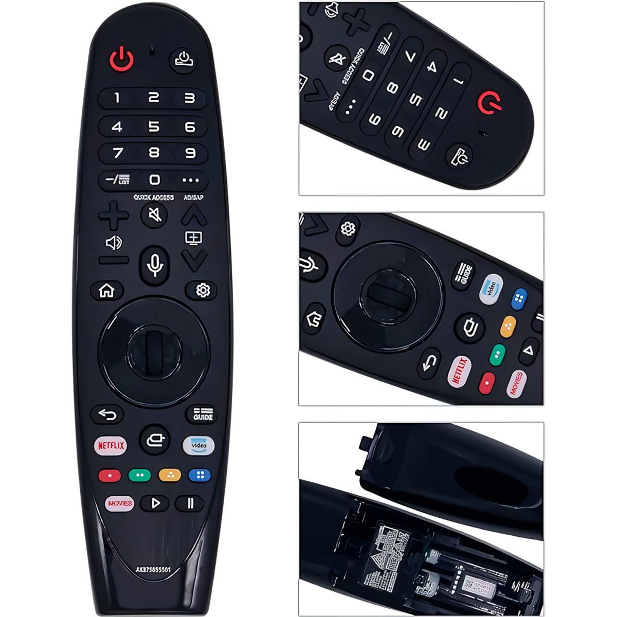 CONTROL REMOTO SMART PARA TV LG CON COMANDO POR VOZ + FUNDA COLOR ROJO - 4