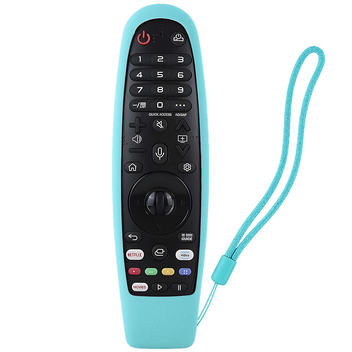 CONTROL REMOTO SMART PARA TV LG CON COMANDO POR VOZ + FUNDA TURQUESA - 1