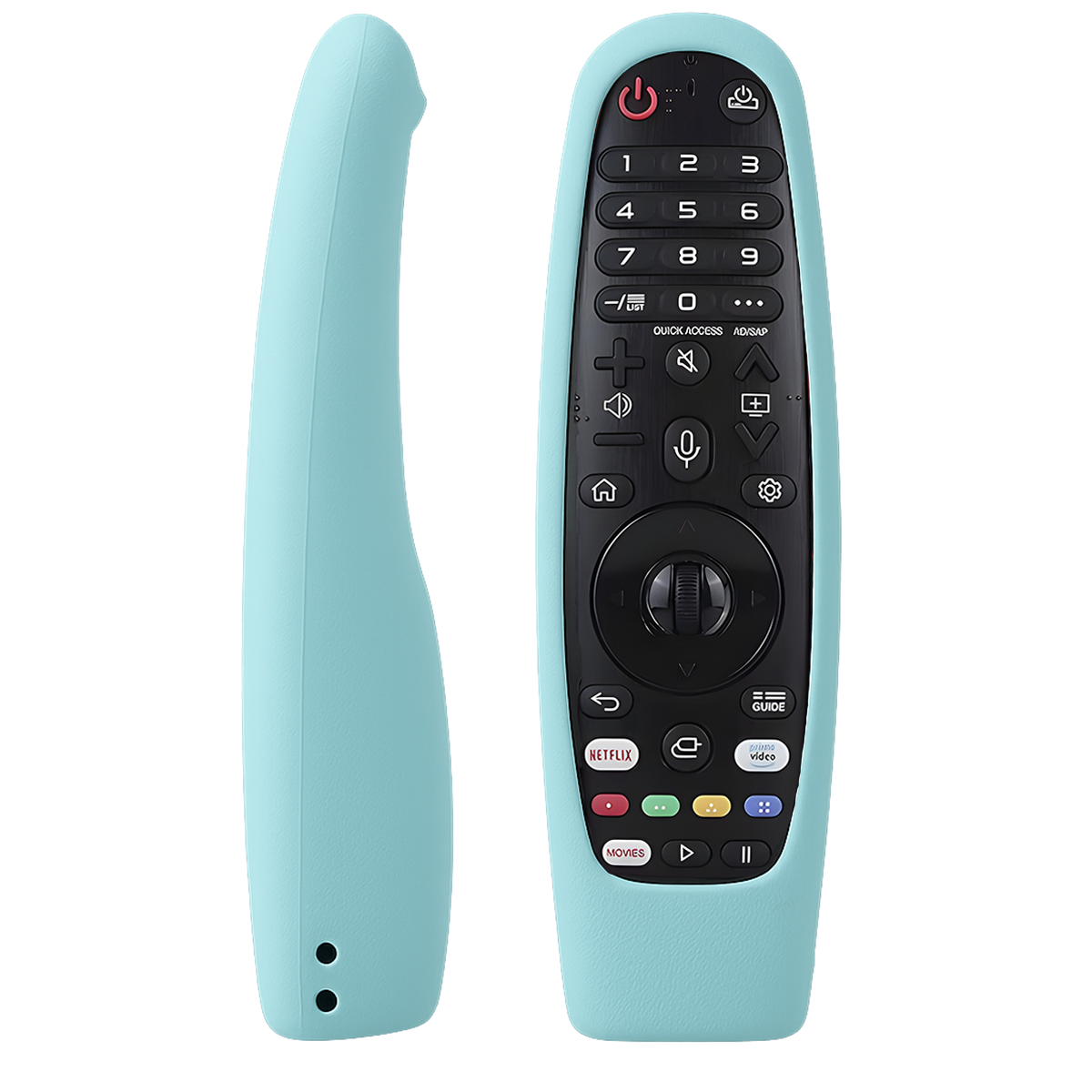 CONTROL REMOTO SMART PARA TV LG CON COMANDO POR VOZ + FUNDA TURQUESA - 2
