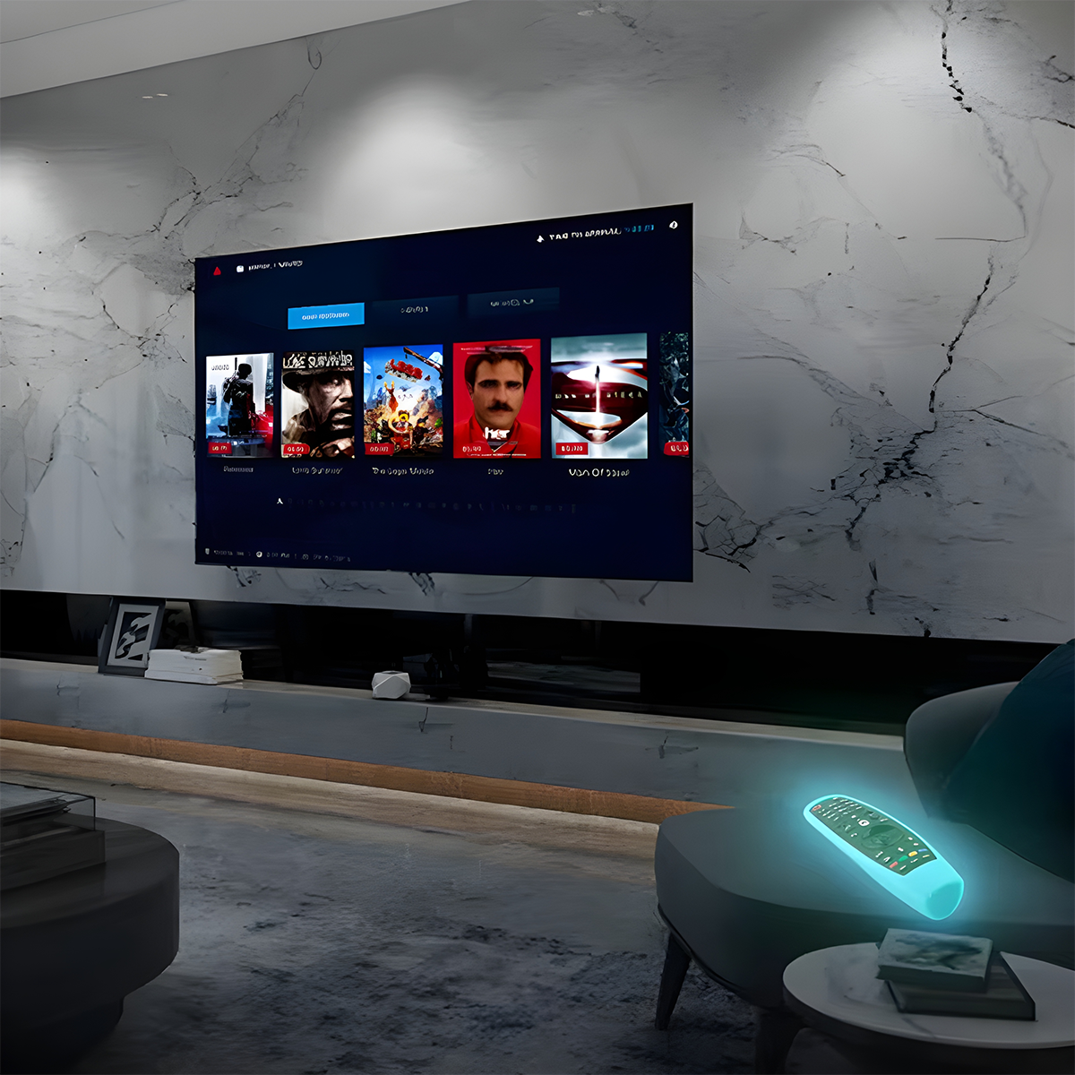 CONTROL REMOTO SMART PARA TV LG CON COMANDO POR VOZ + FUNDA TURQUESA - 5