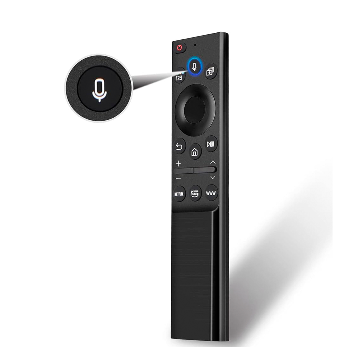 CONTROL REMOTO PARA SAMSUNG CON VOZ SMART 4K WS-2022+FUNDA AZUL - 2
