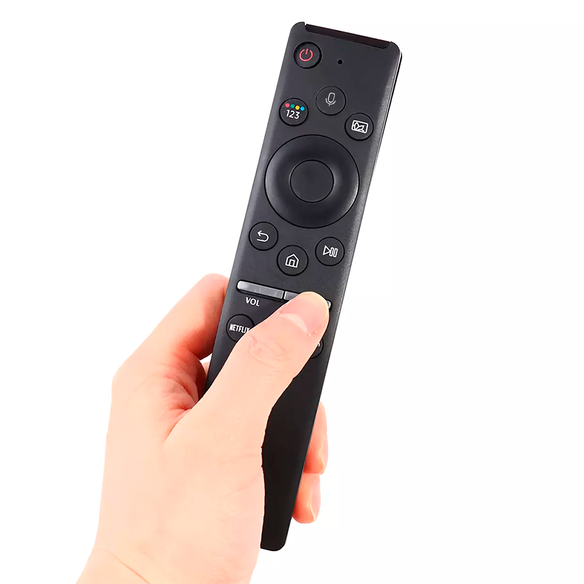 CONTROL PARA TV SAMSUNG COMANDO POR VOZ SMART + FUNDA COLOR MORADO - 3