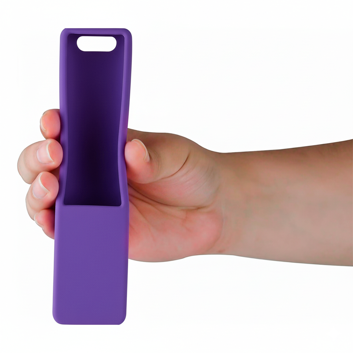 CONTROL PARA TV SAMSUNG COMANDO POR VOZ SMART + FUNDA COLOR MORADO - 5