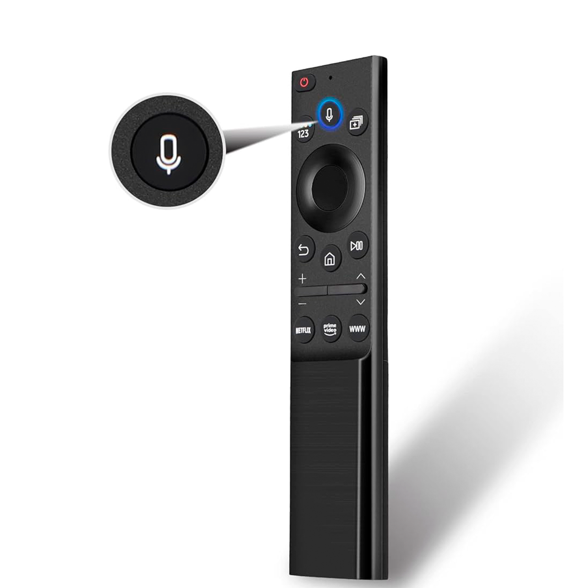 CONTROL REMOTO PARA SAMSUNG CON VOZ SMART 4K WS-2022+ FUNDA VERDE NEÓN - 3