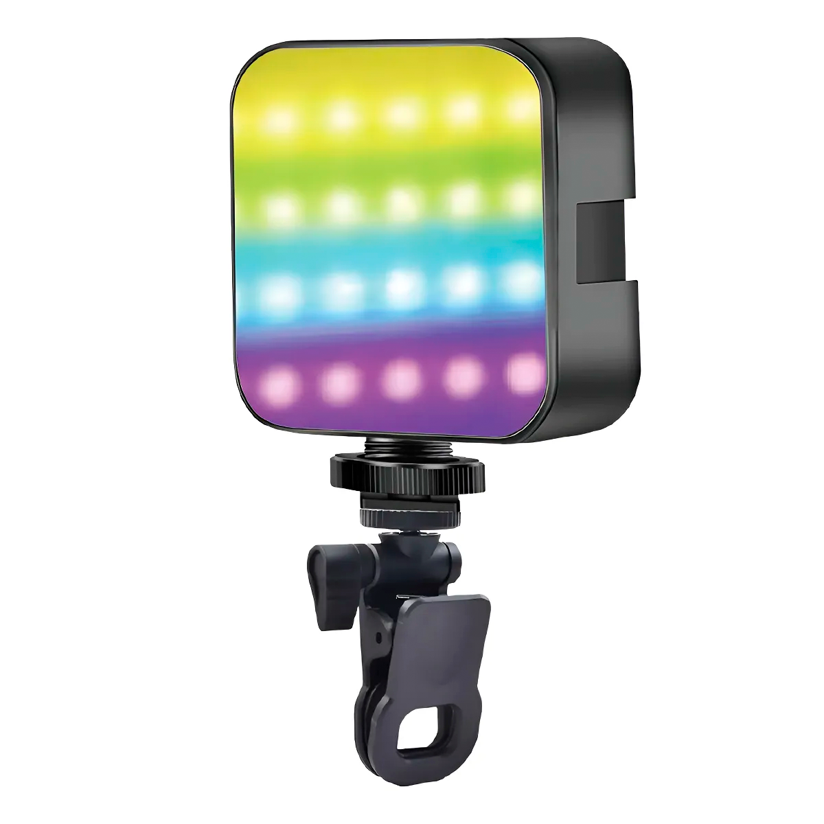 TRÍPODE UNIVERSAL15 CM ZX-322 + MINI LUZ LED RGB AY-83 + ADAPTADOR - 3