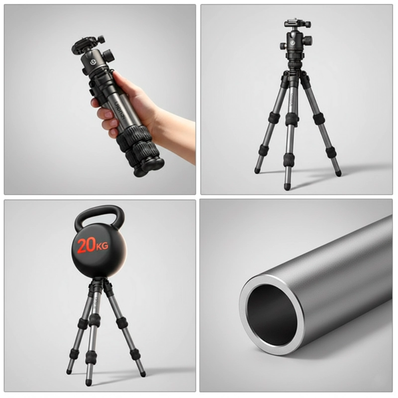TRÍPODE PORTÁTIL ULANZI TT30 DE 44 CM IDEAL PARA FOTOGRAFÍAS - 8