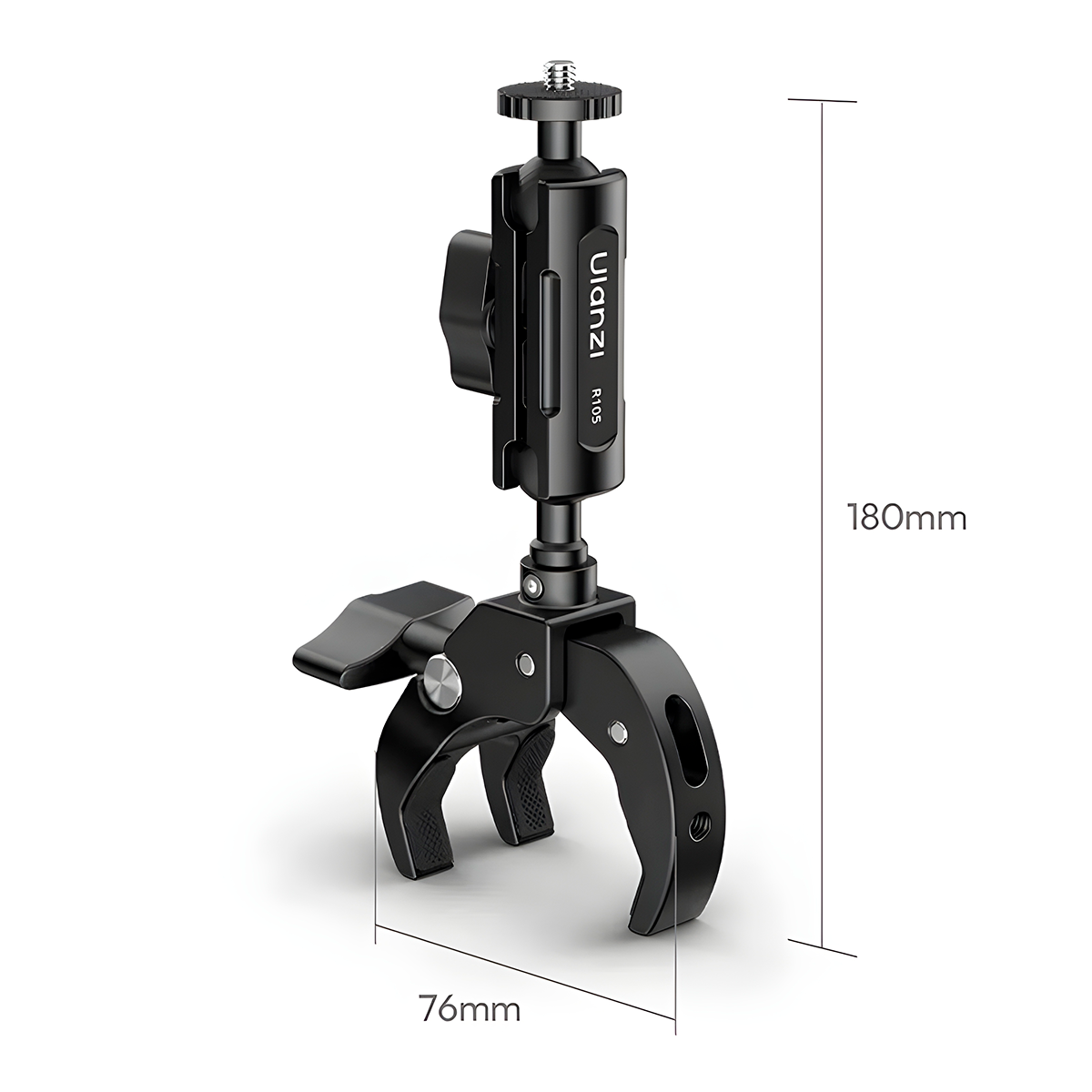 PINZA ABRAZADERA ULANZI R105 COMPATIBLE CON CÁMARAS DE ACCIÓN - 8
