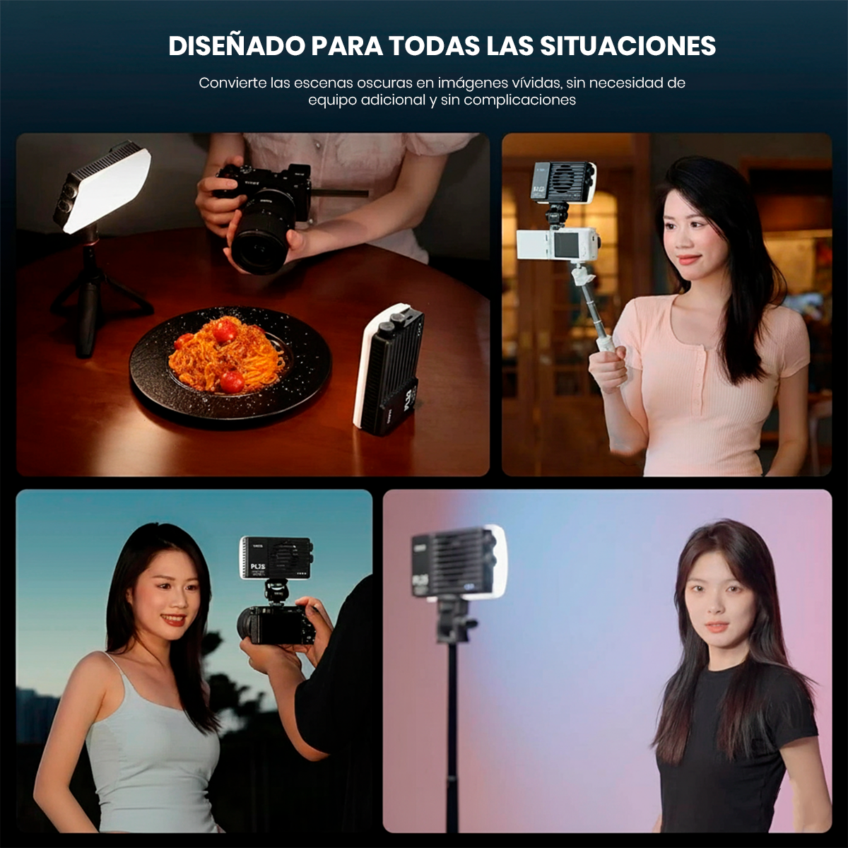 MINI PANEL DE LUZ BICOLOR ULANZI PL25 IDEAL PARA FOTOGRAFÍAS PROFESIONALES - 3