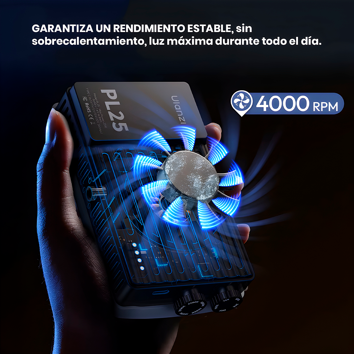 MINI PANEL DE LUZ BICOLOR ULANZI PL25 IDEAL PARA FOTOGRAFÍAS PROFESIONALES - 8