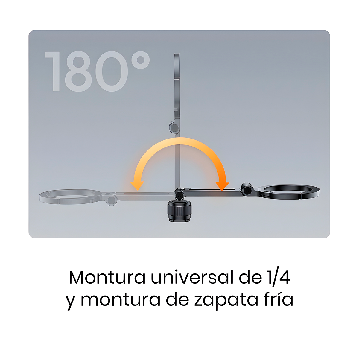 SOPORTE MAGNÉTICO ULANZI MA07 CON CONEXIÓN ZAPATA 1/4 PARA  IPHONE - 5