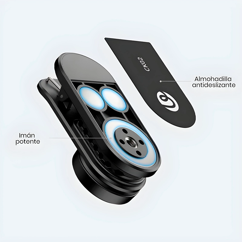 CLIP ULANZI CK02 CON ROSCA DE 14 COMPATIBLE CON CÁMARAS DE ACCIÓN - 8