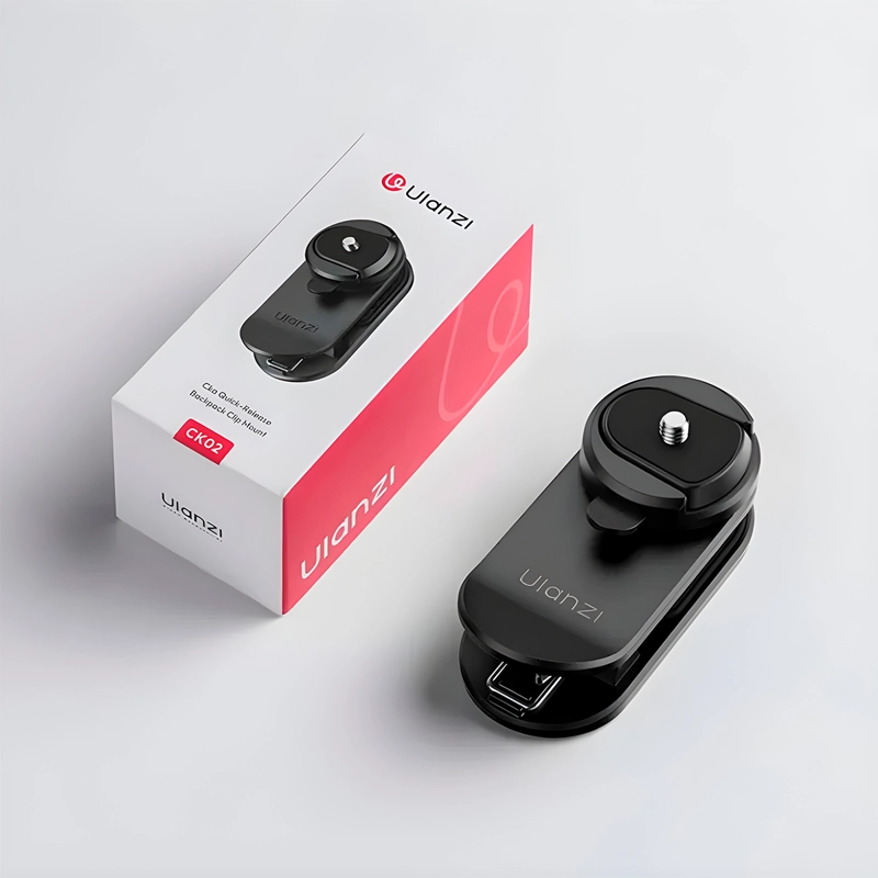 CLIP ULANZI CK02 CON ROSCA DE 14 COMPATIBLE CON CÁMARAS DE ACCIÓN - 9