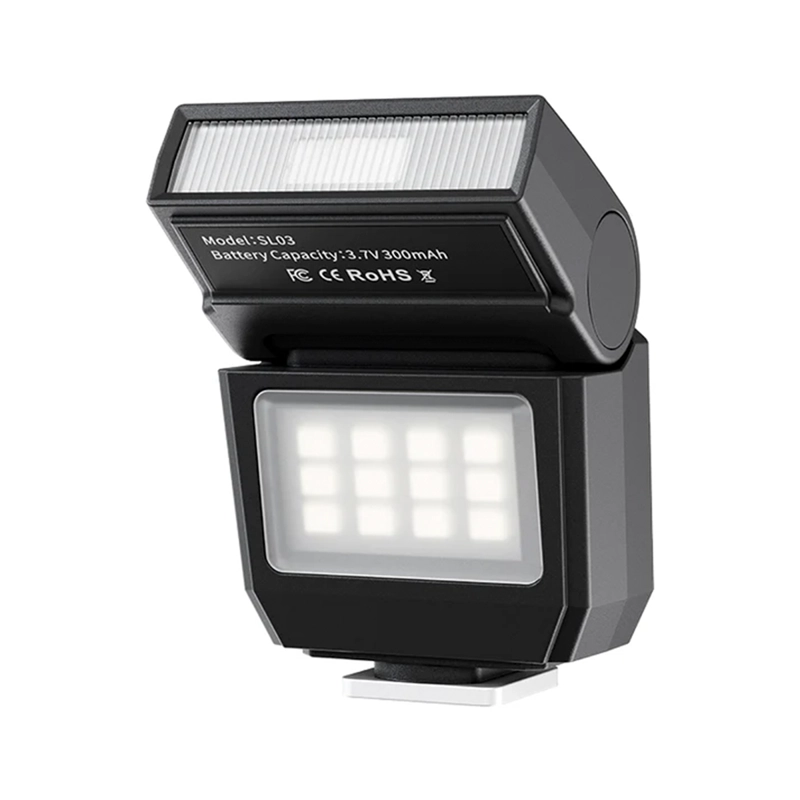 MINI FLASH ULANZI SL03 PARA CÁMARAS COMPATIBLE CON SONY CANON - 1
