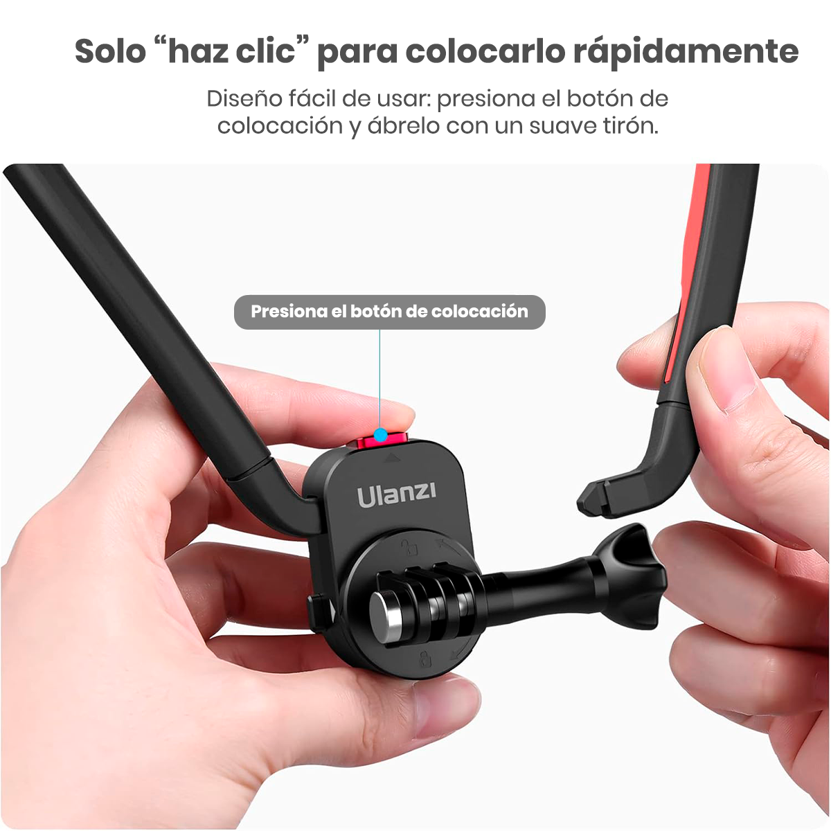 SOPORTE MAGNÉTICO DE CUELLO GO-QUICK II PARA CÁMARAS GOPRO - 9