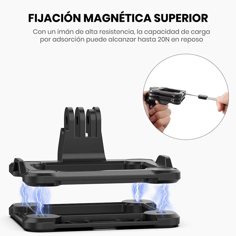 SOPORTE MAGNÉTICO ULANZI GP-16 COMPATIBLE CON CÁMARAS DE ACCIÓN - 3