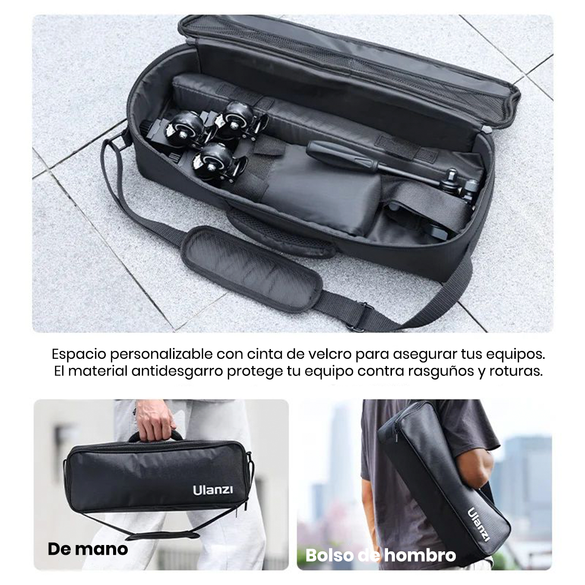 BOLSO DE TRASPORTE ULANZI AT-04 PARA ALMACENAMIENTO DE TRÍPODE - 4