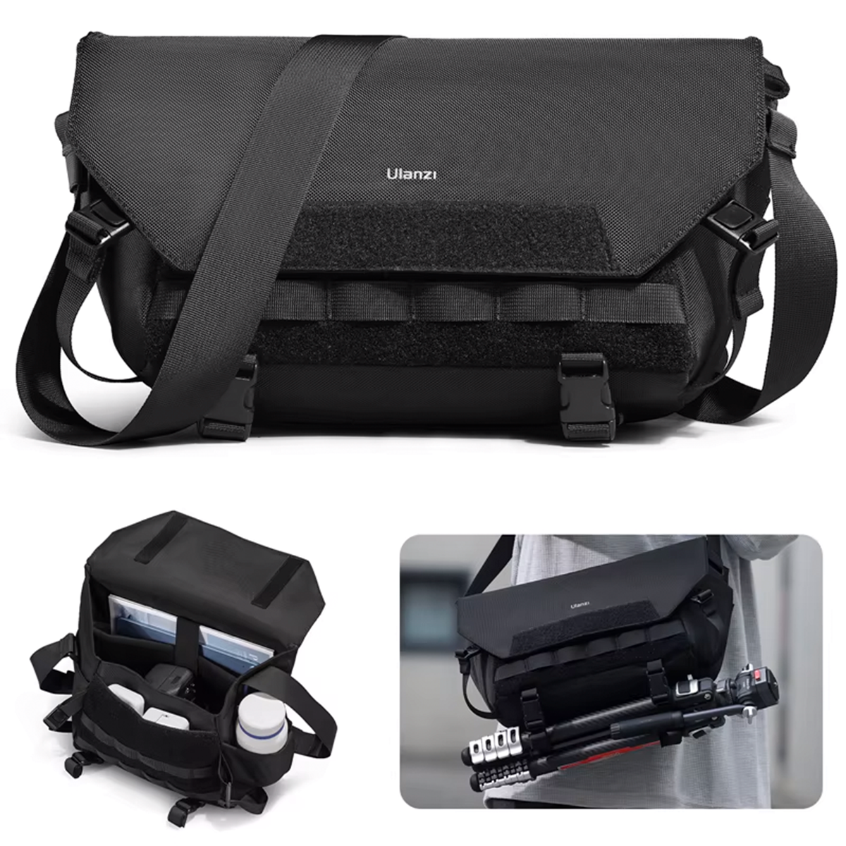 BOLSO ULANZI BC08 PARA CÁMARA LIGERO Y PORTÁTIL COLOR NEGRO - 6