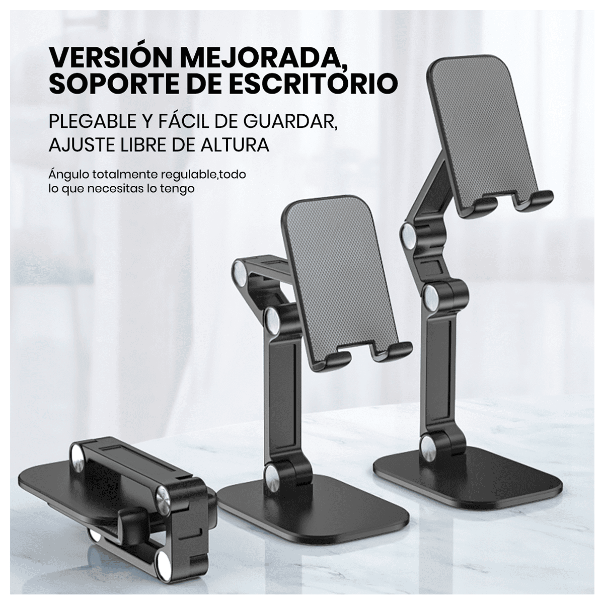 SOPORTE CELULAR TABLET PLEGABLE PARA ESCRITORIO - 3