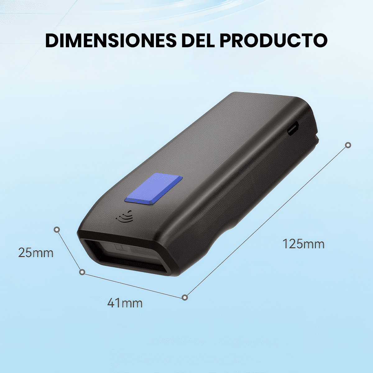 LECTOR DE CÓDIGO DE BARRAS NETUM NT-2100 1D INALÁMBRICO CCD. - 4