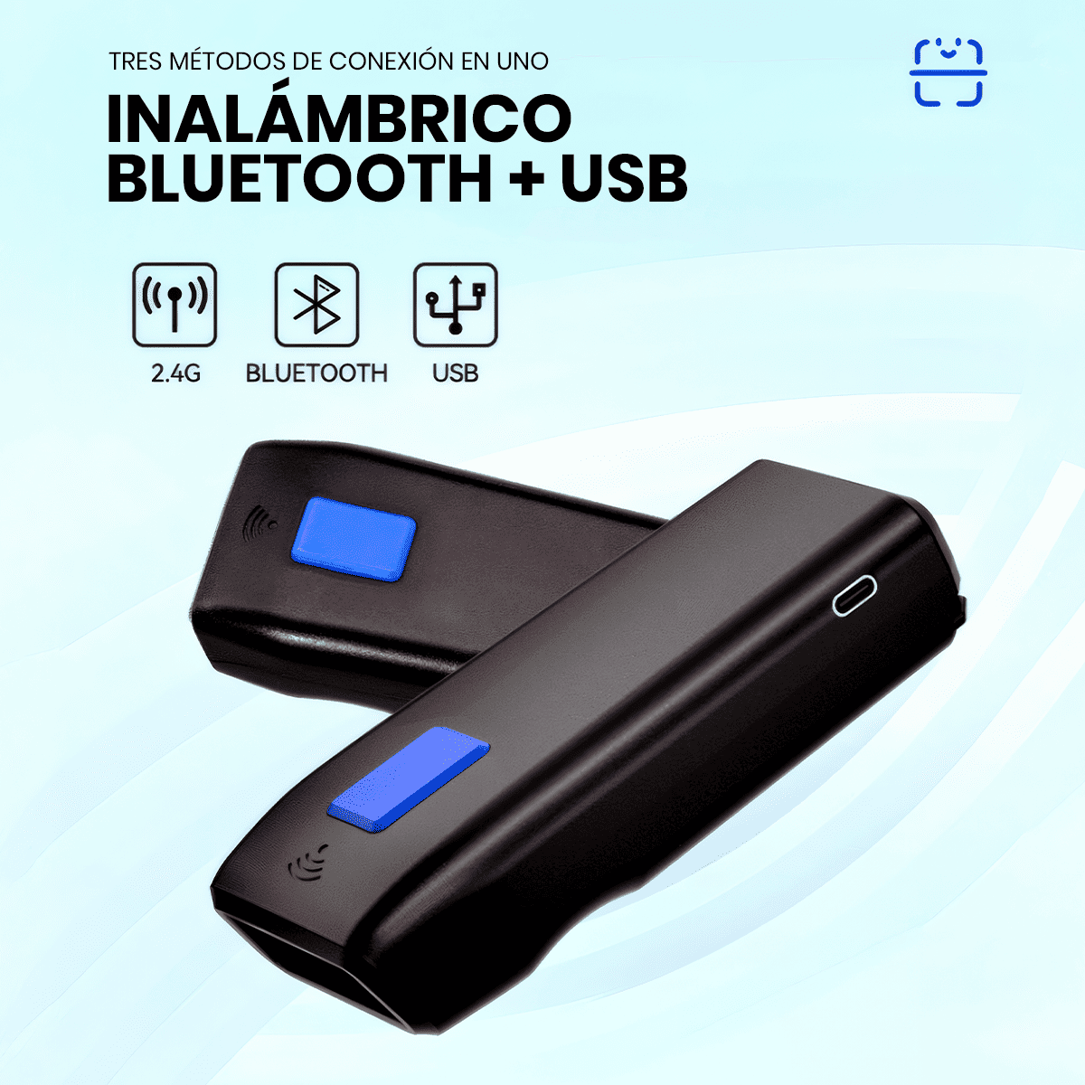 LECTOR DE CÓDIGO DE BARRAS NETUM NT-2100 1D INALÁMBRICO CCD. - 5
