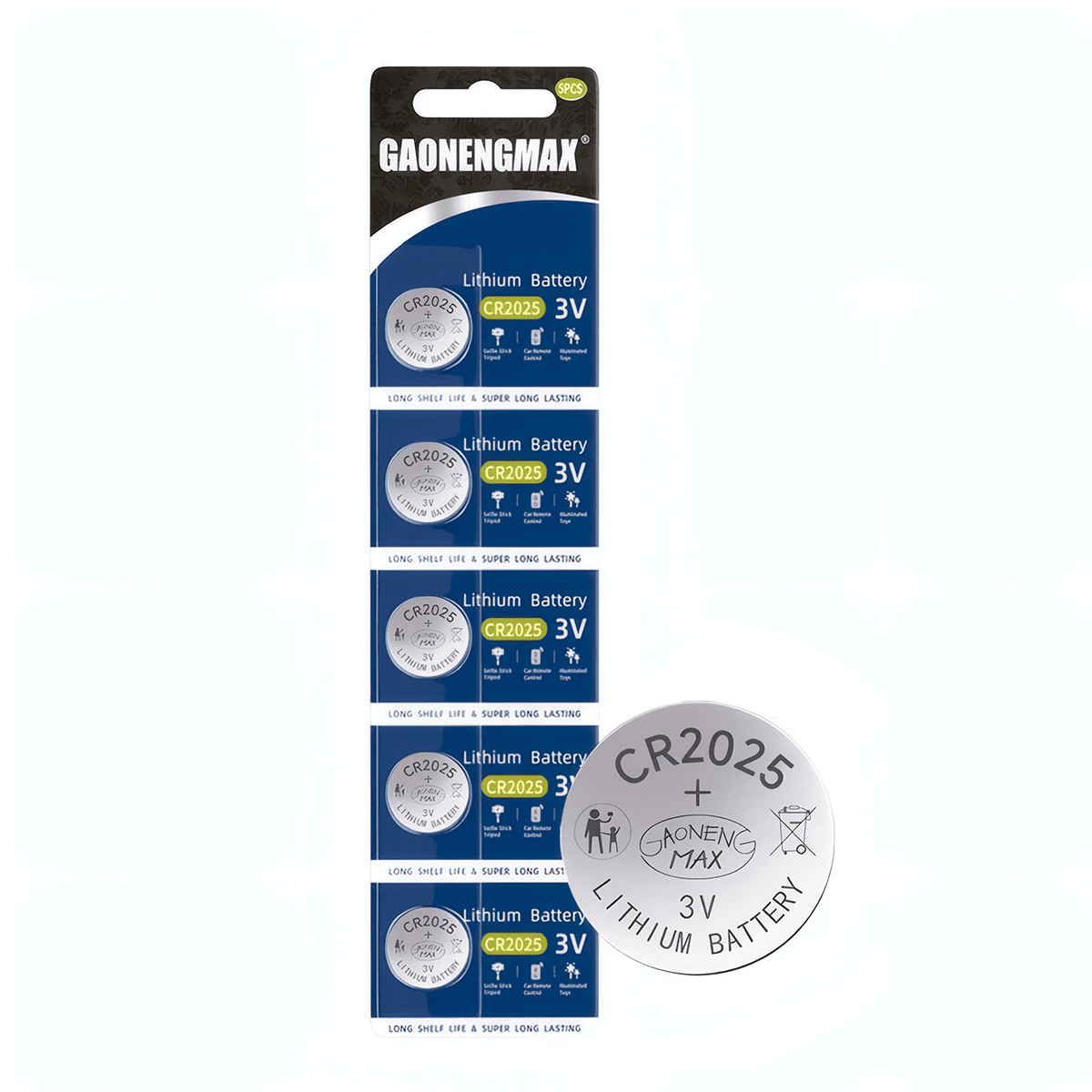 PILA BOTÓN CR2025 3V PACK X 5 - 1