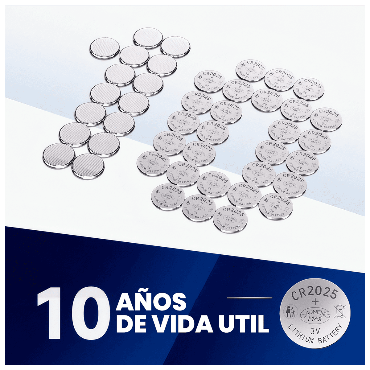 PILA BOTÓN CR2025 3V PACK X 5 - 6