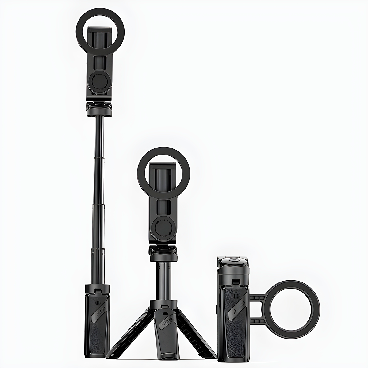 ULANZI JJ03 TRÍPODE MAGNÉTICO 3 EN 1 CON CONTROL REMOTO - 3
