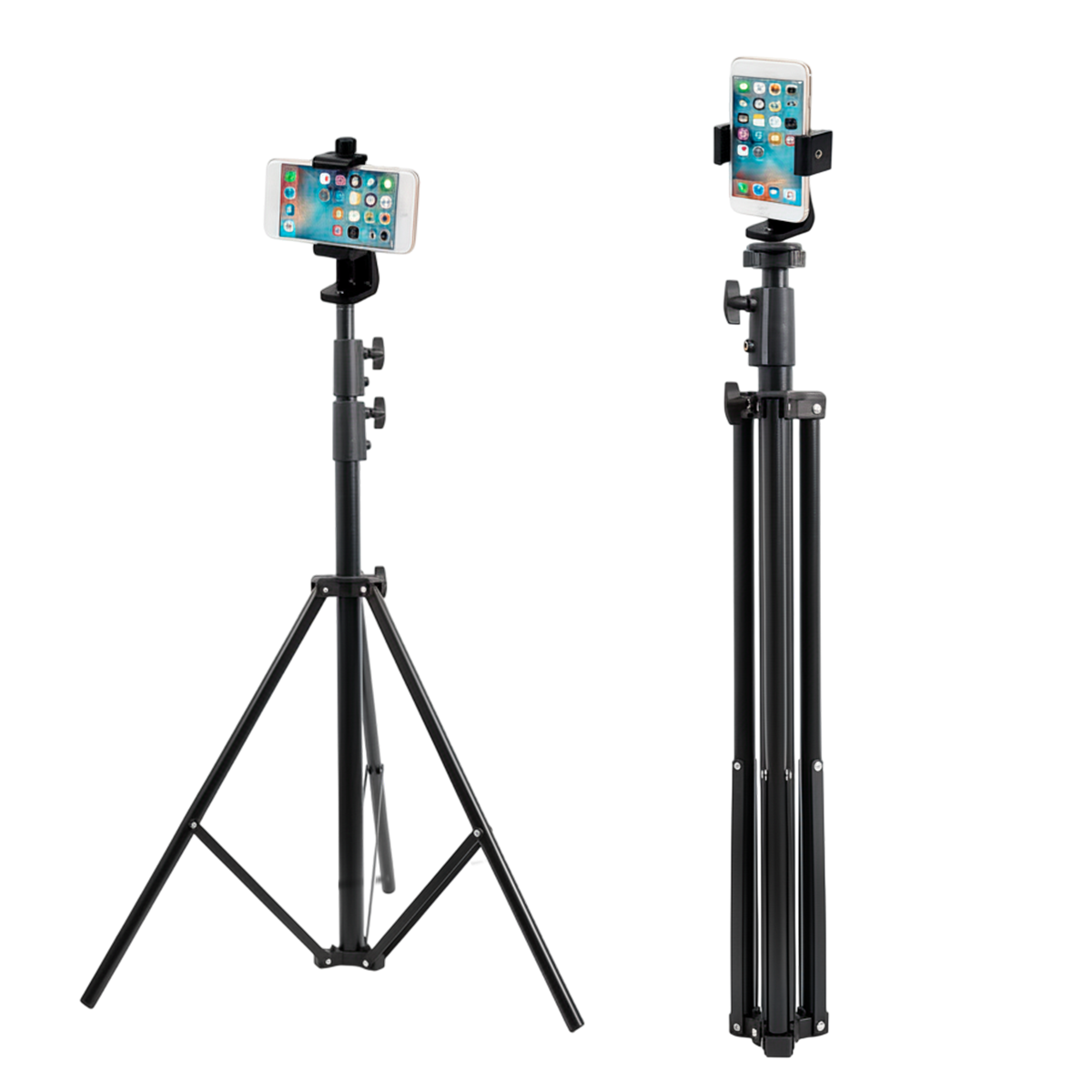 TRÍPODE MULTIUSOS PARA CÁMARAS Y CELULARES + ADAPTADOR CELULAR 360° - 2