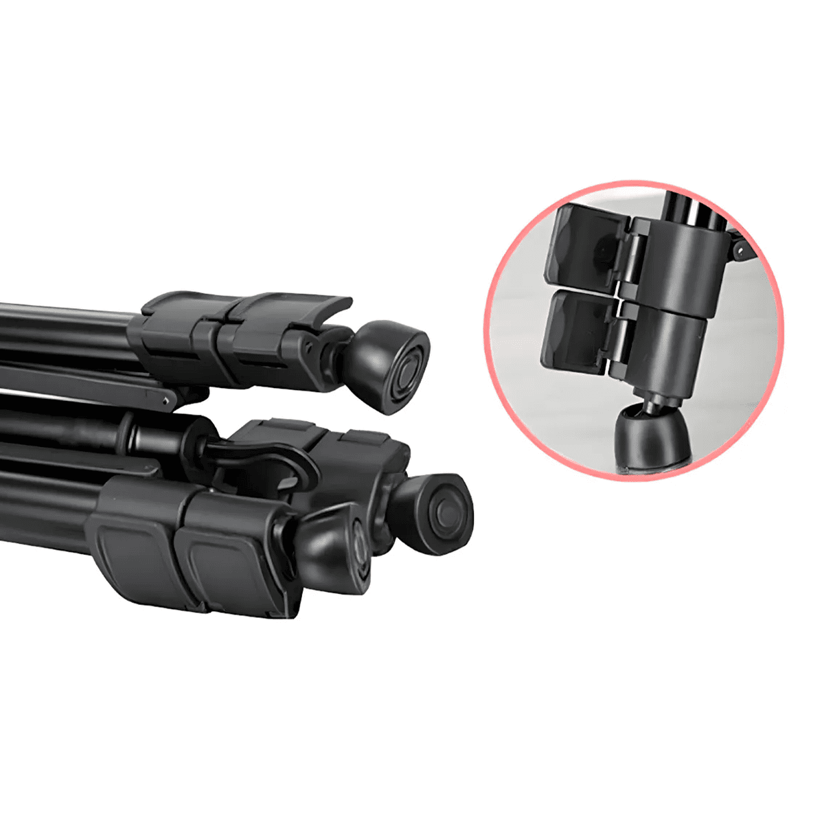 TRÍPODE PROFESIONAL WEIFENG WT-3970 175CM + ADAPTADOR CELULAR + DISPARADOR BLUETOOTH - 4