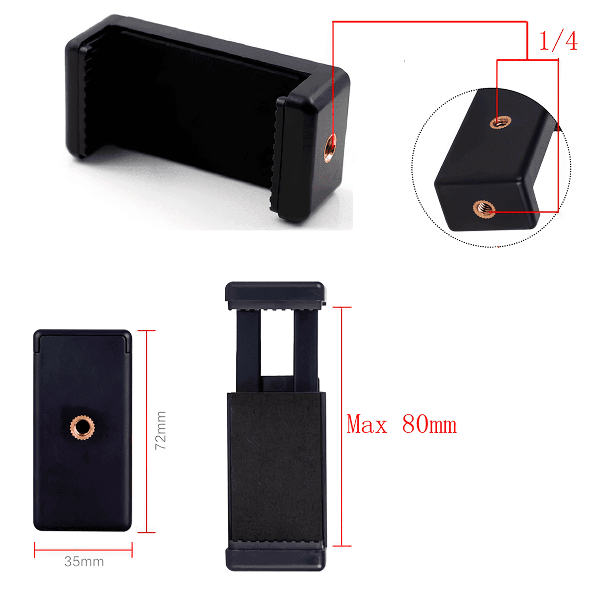 TRÍPODE PROFESIONAL WEIFENG WT-3970 175CM + ADAPTADOR CELULAR + DISPARADOR BLUETOOTH - 9