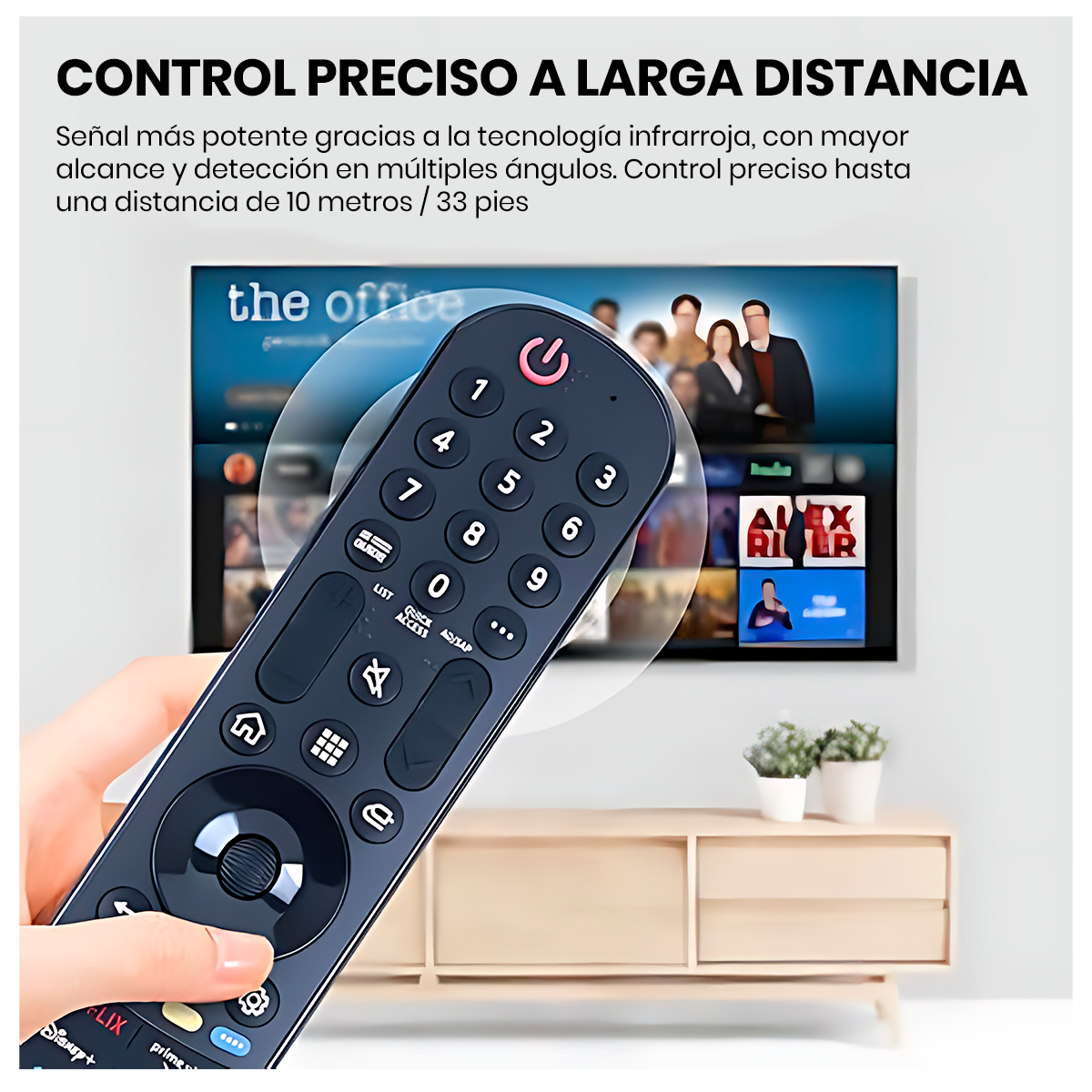 CONTROL REMOTO SMART CON VOZ PARA TV LG MR24GA - 7