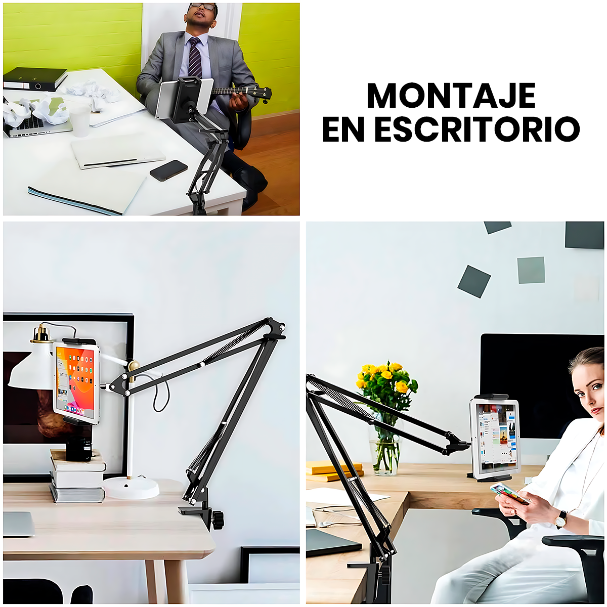 SOPORTE DE BRAZO FLEXIBLE ML-E4 PARA CELULAR - 4