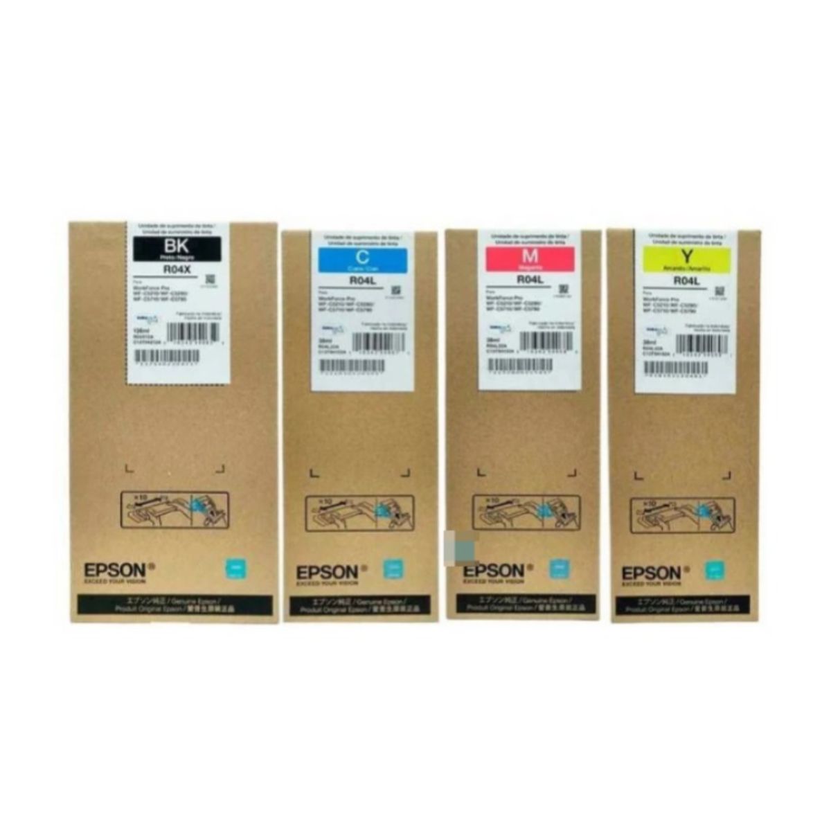 KIT DE TINTAS EPSON R04X Y R04L - 1