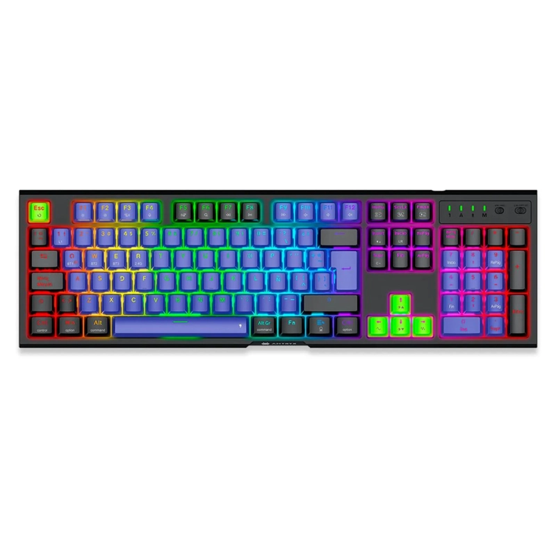 TECLADO MECÁNICO INALÁMBRICO ANTRYX MK865 TRIX RGB SWITCH RED (AMK-865TXKRE-SP) - 1