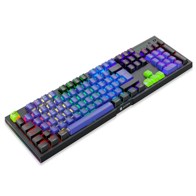 TECLADO MECÁNICO INALÁMBRICO ANTRYX MK865 TRIX RGB SWITCH RED (AMK-865TXKRE-SP) - 3