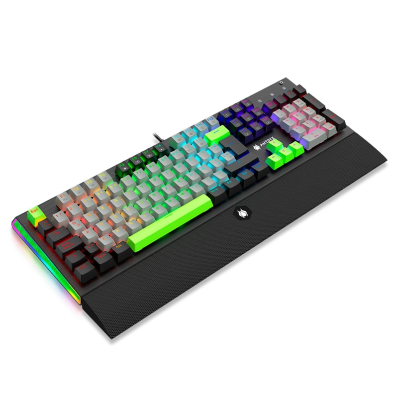 TECLADO MECÁNICO ANTRYX MK ZIGRA EVO BLACK Y GRAY RED SWITCH  (AMK-900KRE-SP) - 3