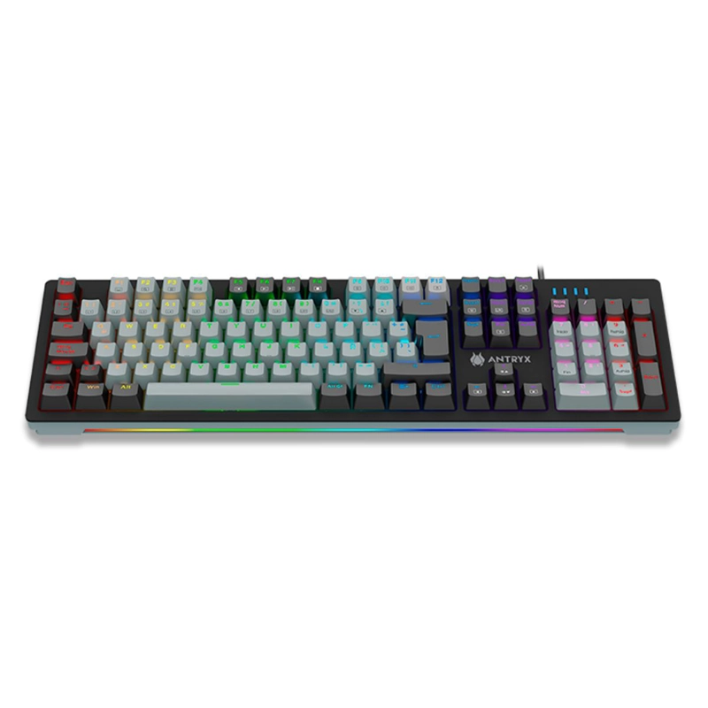 TECLADO MECANICO ANTRYX MK860L BLACK Y GRAY - 3