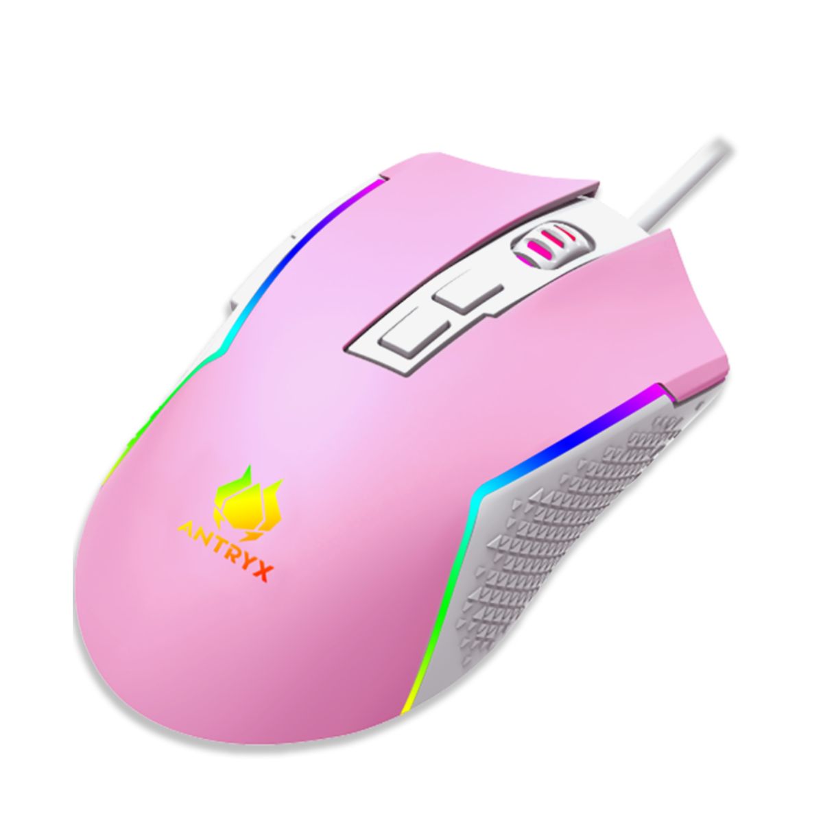 KIT GAMING TECLADO MECANICO + MOUSE ANTRYX GC-5400 PINK, RED SWITCH (AGC-5400PRE-SP) - 3