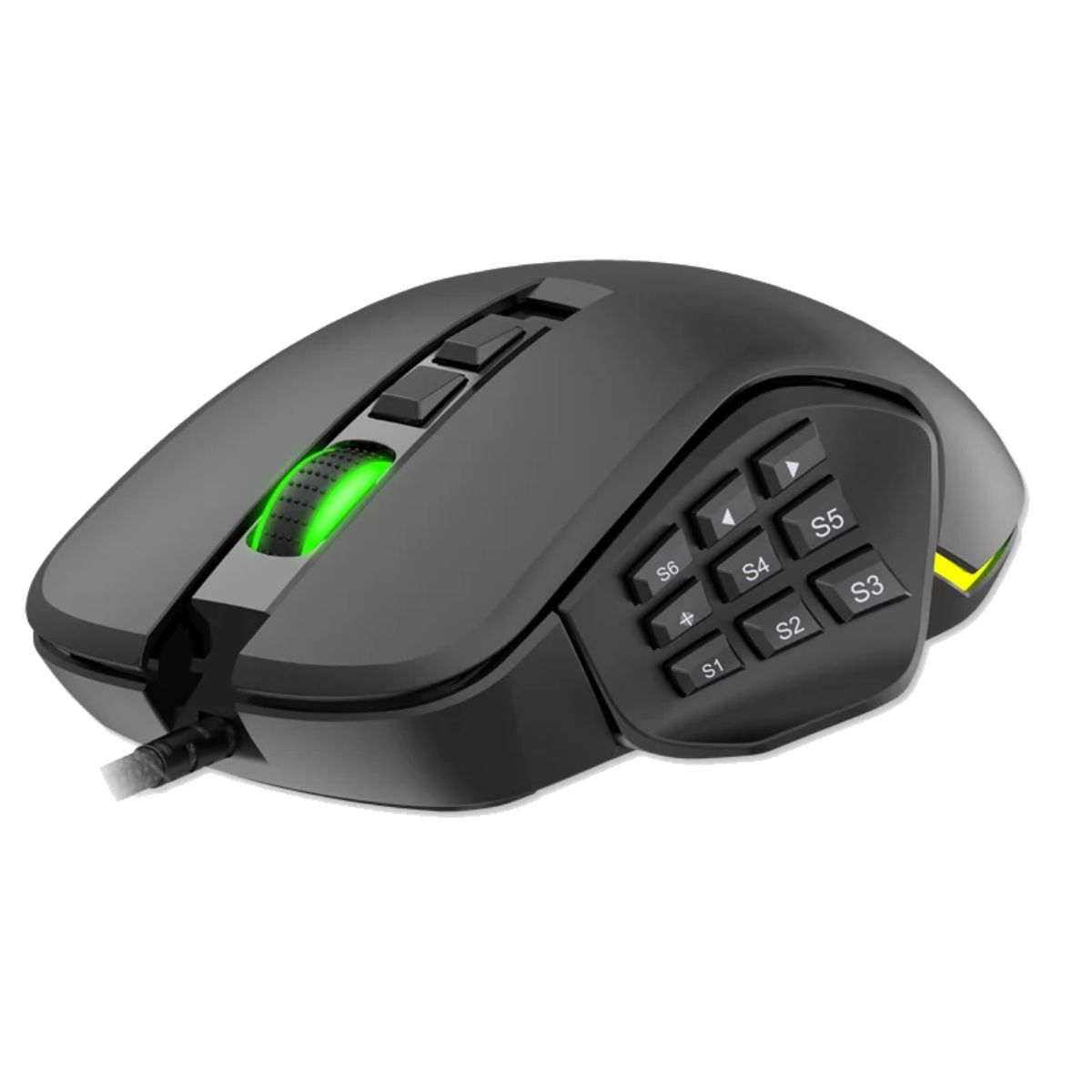 MOUSE GAMING ANTRYX CHROME STORM XCALIBUR DPI 16400, RGB (AGM-CS7500K) - 1