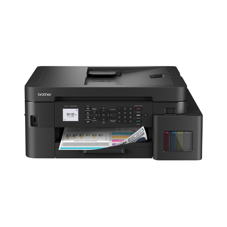 IMPRESORA MULTIFUNCIONAL BROTHER MFC-T930DW, INYECCIÓN DE TINTA, INALÁMBRICA, WI-FI, CON TANQUES RECARGABLES - 1