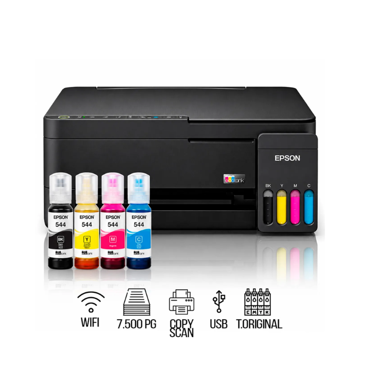 IMPRESORA MULTIFUNCIONAL EPSON ECOTANK L3350 3 EN 1 INALÁMBRICA WI-FI - 1