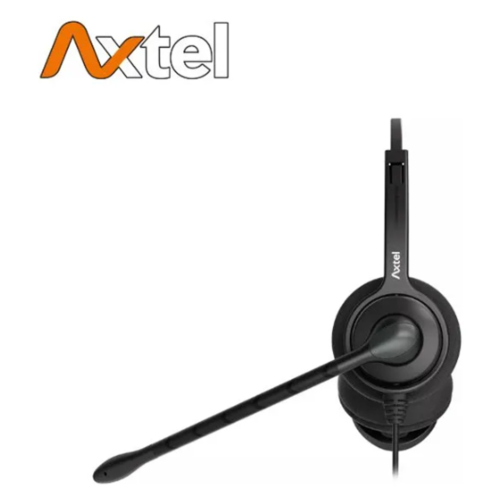 AUDÍFONOS AXTEL ON-EAR JP-AXH-MS2D PARA CALL CENTER MS2 DUO NC USB - 2
