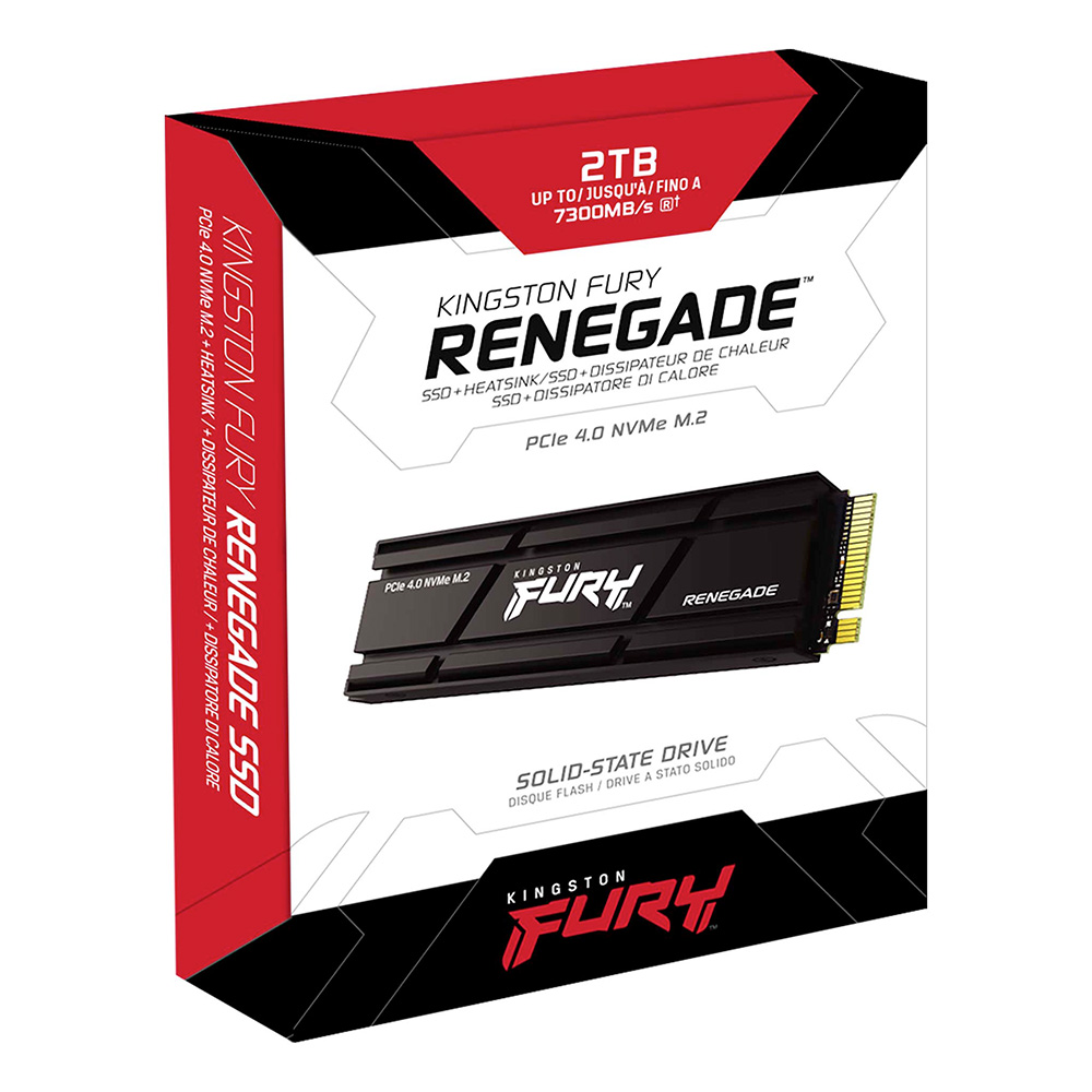 DISCO SOLIDO FURY RENEGADE 2TB DISIPADOR TÉRMICO KINGSTON SSD SFYRDK - 2