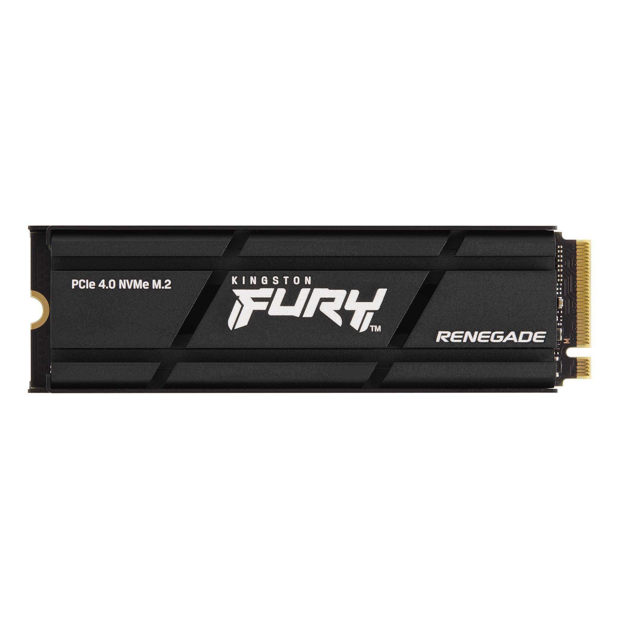 DISCO SSD 1TB KINGSTON FURY RENEGADE PCIE 4.0 M.2 CON DISIPADOR TÉRMICO PARA PC Y PS5 - 3