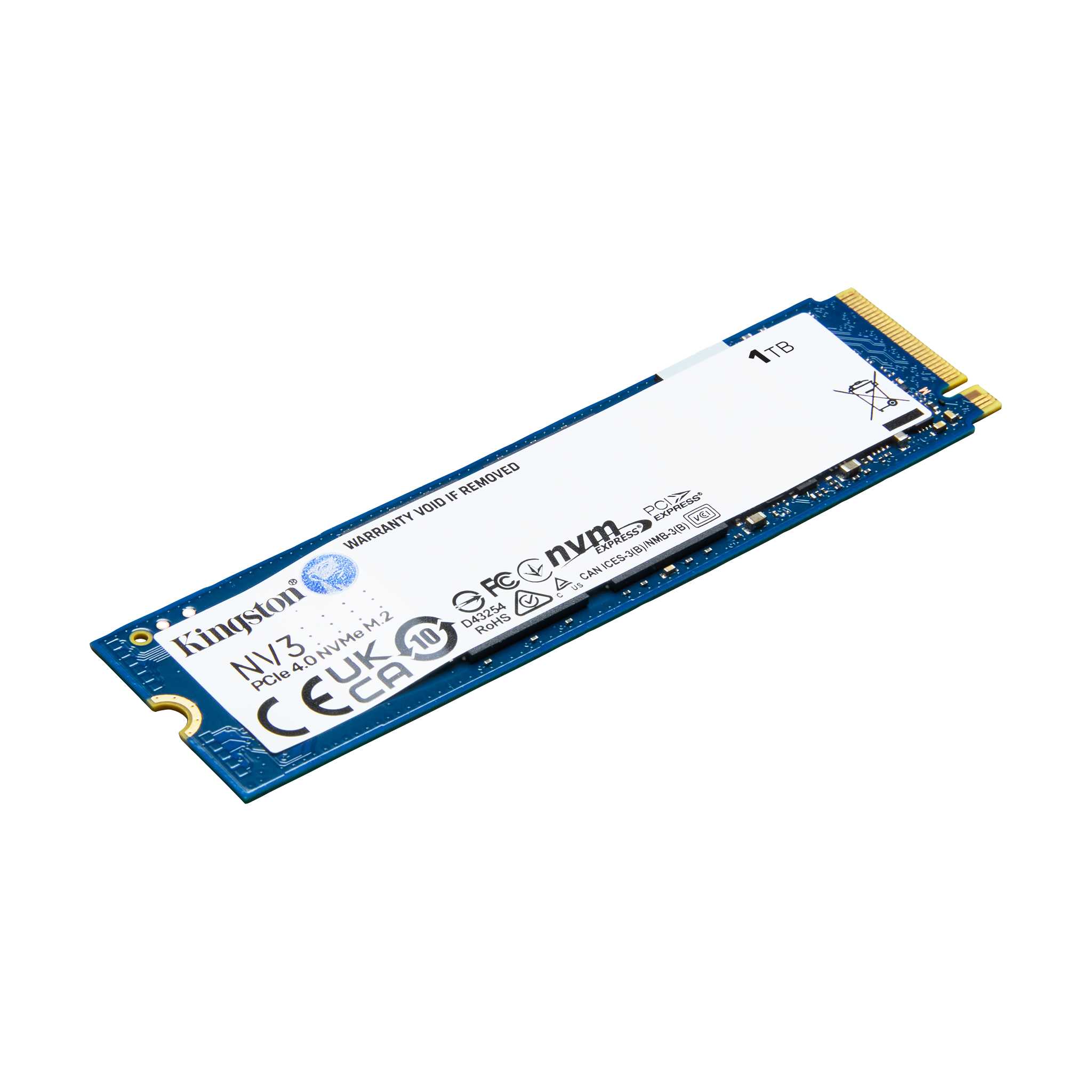 DISCO SÓLIDO 1TB KINGSTON NV3 M.2 2280 NVME PCIE 4.0 SNV3S/1000G - 4